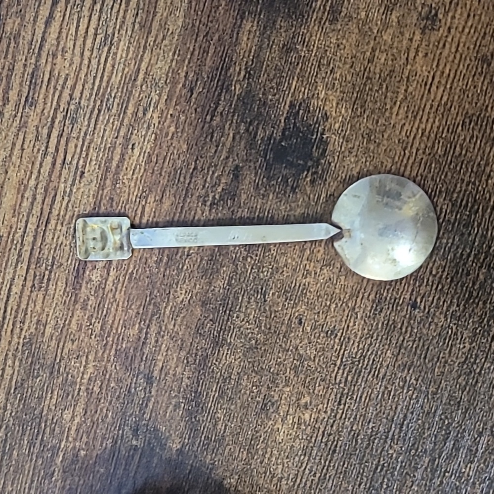 Aztec Calendar Souvenir Spoon "Mexico" Vintage Collectible - Picture 5 of 5